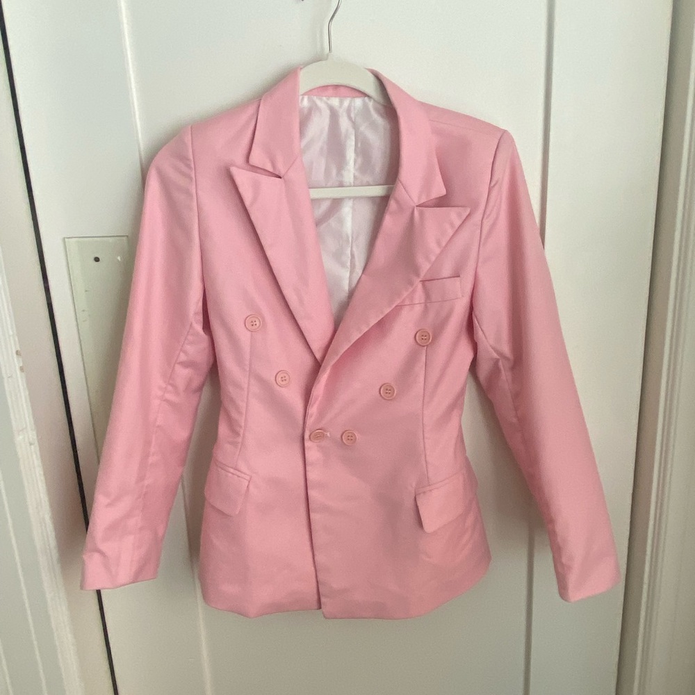Womens Pink Blazer - no brand
